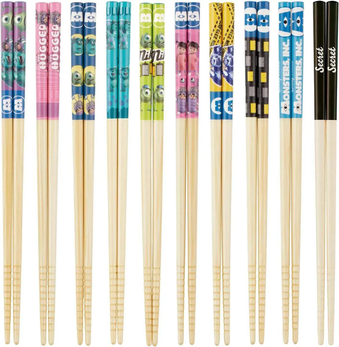 Skater Monchich Non Slip Dishwasher Safe Chopsticks - Monsters Ink 10 Pairs - 4973307734472