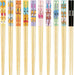 Skater Monchich Non Slip Dishwasher Safe Chopsticks - Winnie The Pooh 10 Pairs - 4973307734496