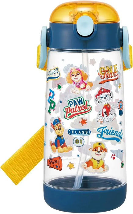 Skater Paw Patrol Kids Water Bottle with Straw 16.2 fl oz