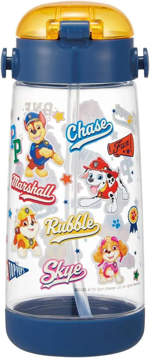 Skater Paw Patrol Kids Water Bottle with Straw 16.2 fl oz