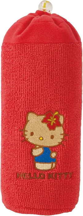 Skater Sanrio Usahana Plastic Bottle Case Holder - Kitty - 4973307754029