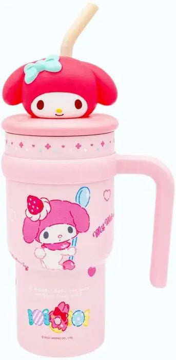 Skater Straw Tumbler with Handle - My Melody - 4973307750496