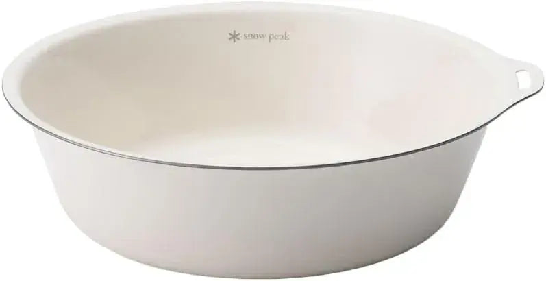 Snow Peak Enamel Bowl 200 Ivory Camping