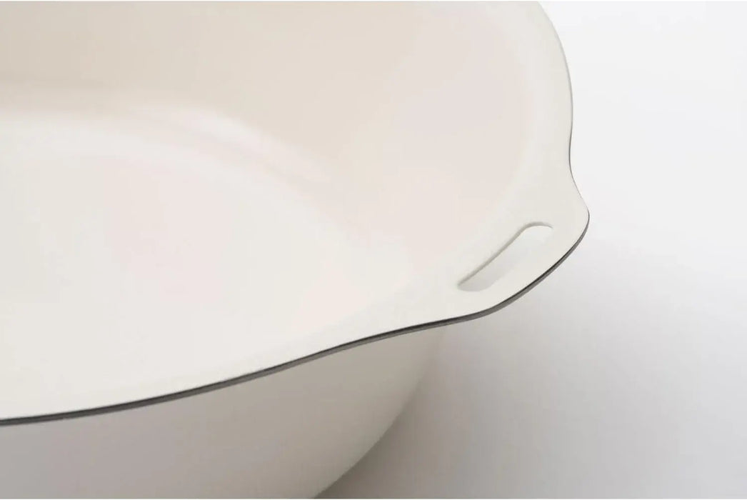 Snow Peak Enamel Bowl 200 Ivory Camping