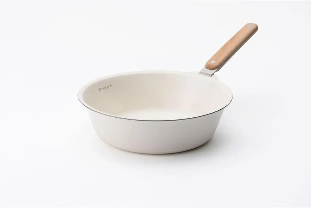 Snow Peak Enamel Bowl 200 Ivory Camping