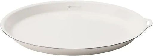 Snow Peak Enamel Plate 260 Ivory BBQ Camping