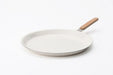 Snow Peak Enamel Plate 260 Ivory BBQ Camping