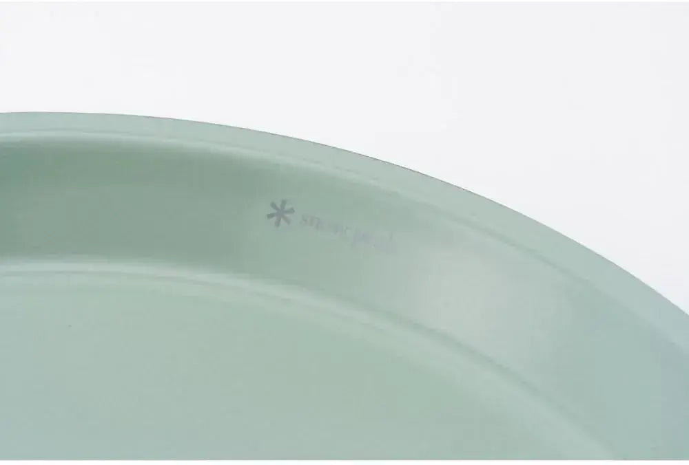 Snow Peak Enamel Plate 260 Pale Green