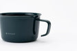 Snow Peak Enamel Wide Mug 400 Forest Blue Camping
