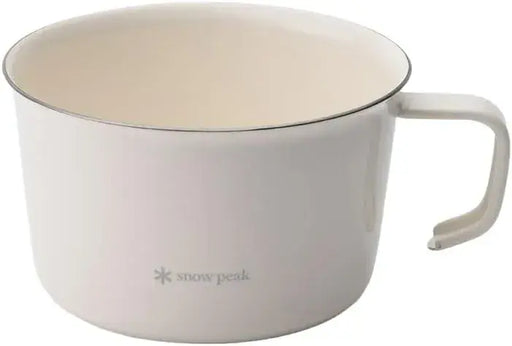 Snow Peak Hollow Wide Mug 400 Ivory Camping Cup