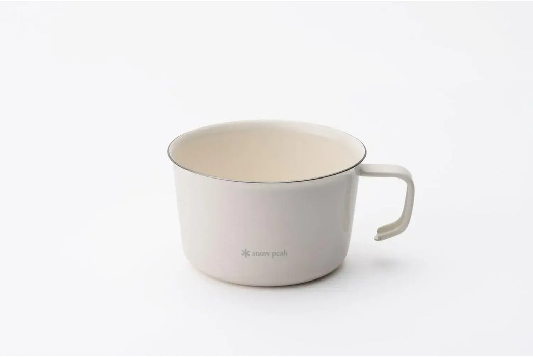 Snow Peak Hollow Wide Mug 400 Ivory Camping Cup