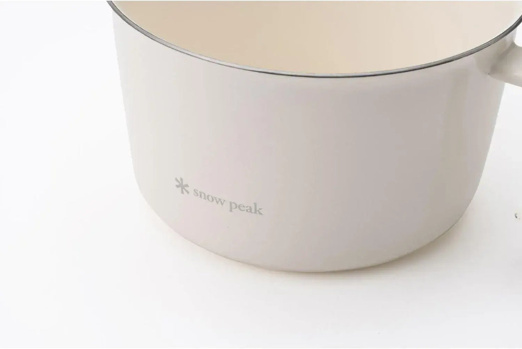 Snow Peak Hollow Wide Mug 400 Ivory Camping Cup