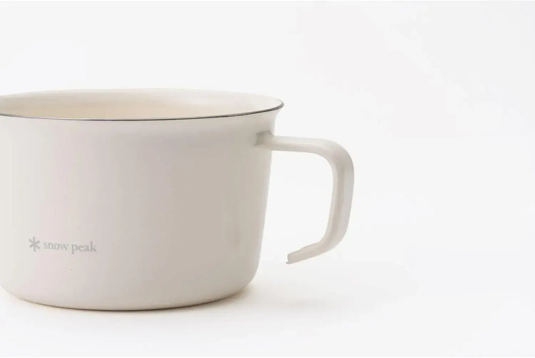Snow Peak Hollow Wide Mug 400 Ivory Camping Cup
