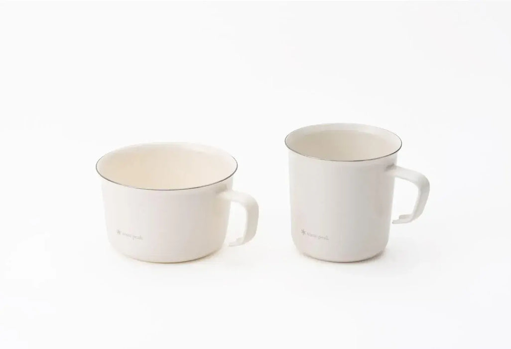 Snow Peak Hollow Wide Mug 400 Ivory Camping Cup