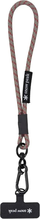Snow Peak SP Gear Lead Wrist Strap Smartphone Key Holder - Gray - 4960589870387