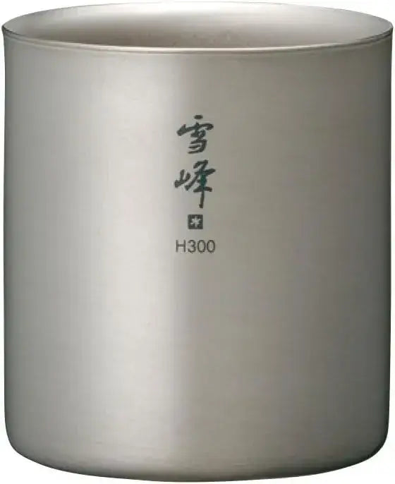 Snow Peak Stacking Mug Titanium - Vertical 300ml - 691688720283