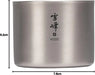 Snow Peak Stacking Mug Titanium