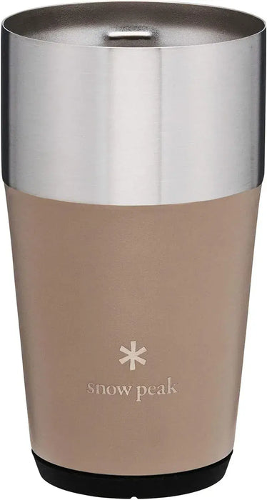 Snow Peak Thermal Vacuum Insulated Tumbler - Light Taupe 470ml - 4960589870721