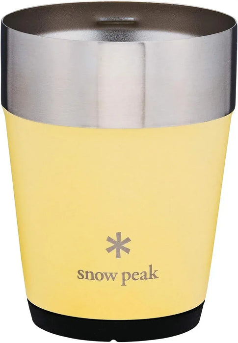 Snow Peak Thermal Vacuum Insulated Tumbler - Light Yellow 360ml - 4960589870615