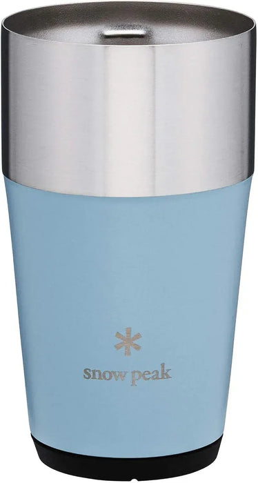 Snow Peak Thermal Vacuum Insulated Tumbler - Light Blue 470ml - 4960589870677