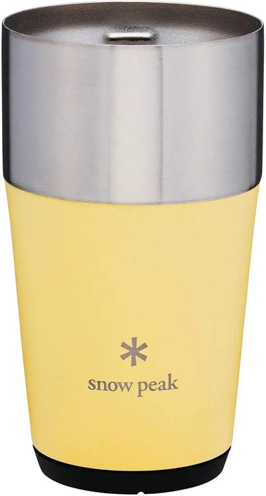 Snow Peak Thermal Vacuum Insulated Tumbler - Light Yellow 470ml - 4960589870684
