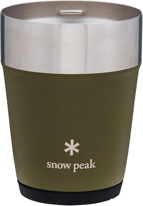 Snow Peak Thermal Vacuum Insulated Tumbler - Olive Green 360ml - 4960589870554