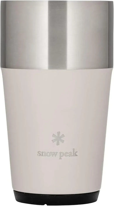 Snow Peak Thermal Vacuum Insulated Tumbler - Sand 470ml - 4960589017386