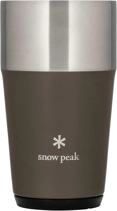 Snow Peak Thermal Vacuum Insulated Tumbler - Olive Green 470ml - 4960589017379