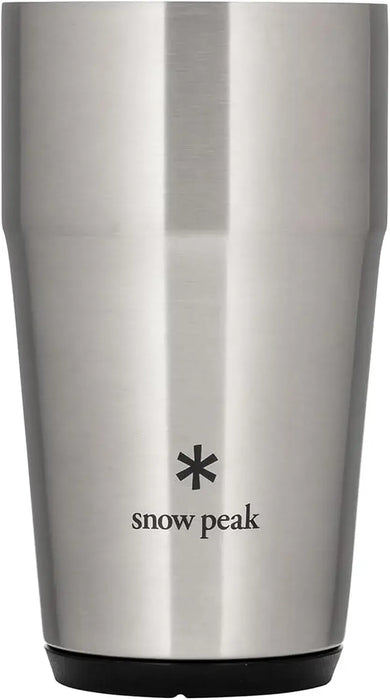 Snow Peak Thermal Vacuum Insulated Tumbler - Silver 470ml - 4960589017355