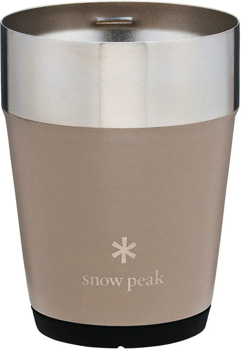 Snow Peak Thermal Vacuum Insulated Tumbler - Light Taupe 360ml - 4960589870639