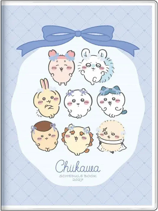 Sun-Star Stationery Chiwa Character Notebook 2027 Monthly A6