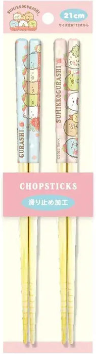 T's Factory Bamboo Chopsticks Sanrio Pair Chopsticks - Strawberry Fair Sumikko Gurashi - 4548626177448