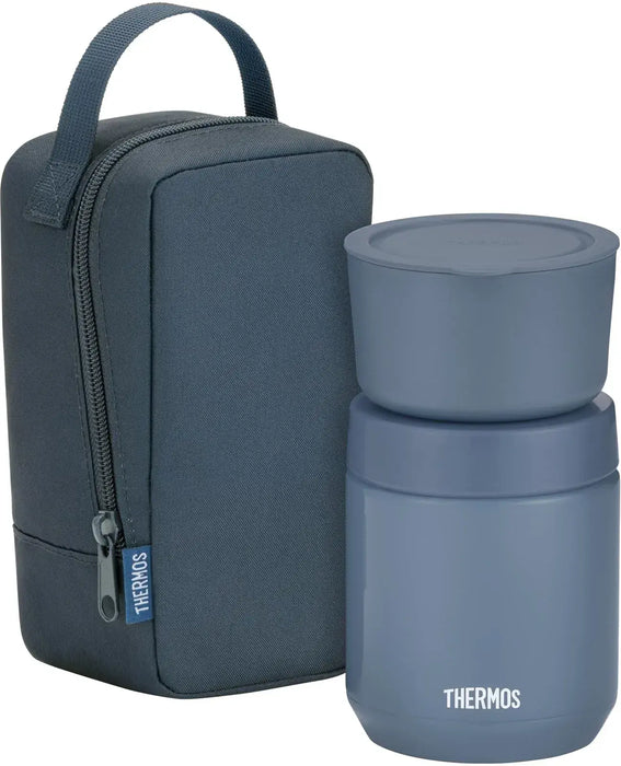 Thermos JEE Series Kitchenware - Indigo Blue Soup Jar 300ml, 250ml Cont - 4562344399708