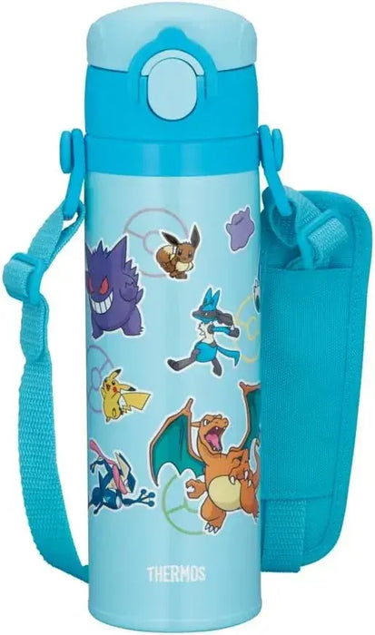 Thermos Pokemon Kids Vacuum Insulated Mobile Mug - Light Blue 500ml - 4573603024590
