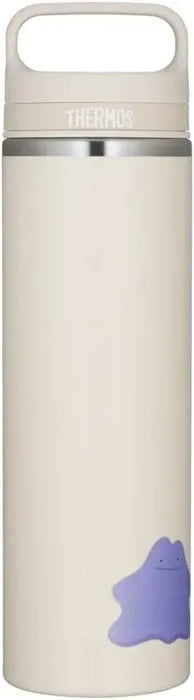 Thermos Pokemon Vacuum Insulated Portable Mug - Grey Beige 600ml - 4573603024521