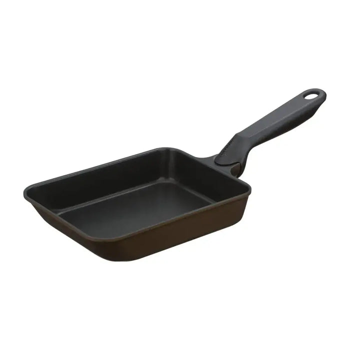 Thermos Tamagoyaki Pan 13cm Durable Premium Coating Brown Gold IH