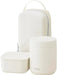 Thermos Vacuum Insulated Soup Jar and Container Set - Ivory 10.5x10.5x18cm - 4573603024224