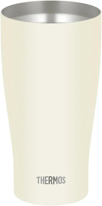 Thermos Vacuum Insulated Tumbler Dishwasher Safe Hot and Cold - Matte White 600ml - 4573603021773