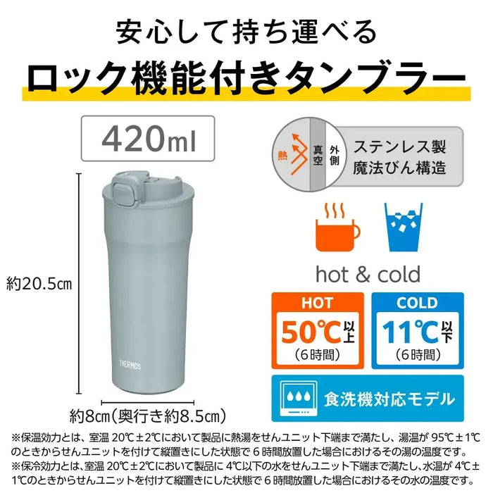 Thermos Vacuum Insulated Tumbler with Lock