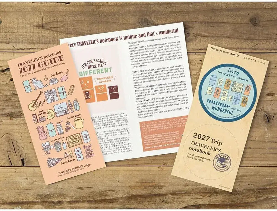 Traveler's Notebook Planner Refill