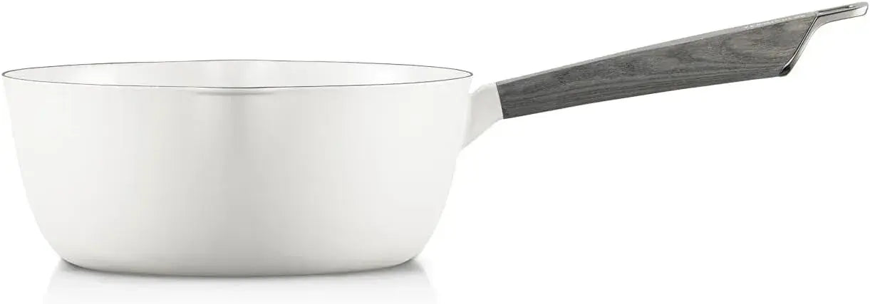 Vermicular Yukihira Cast Enamel Snow Flat Pot Japanese Cookware