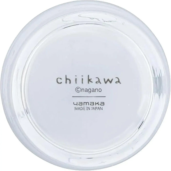 Yamaka Chiikawa Bee Flower Glass Tumbler 220ml