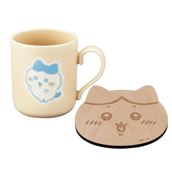 Yamaka Chiikawa Official Licensed Mug Coaster Set - Split Face - 4979855153383