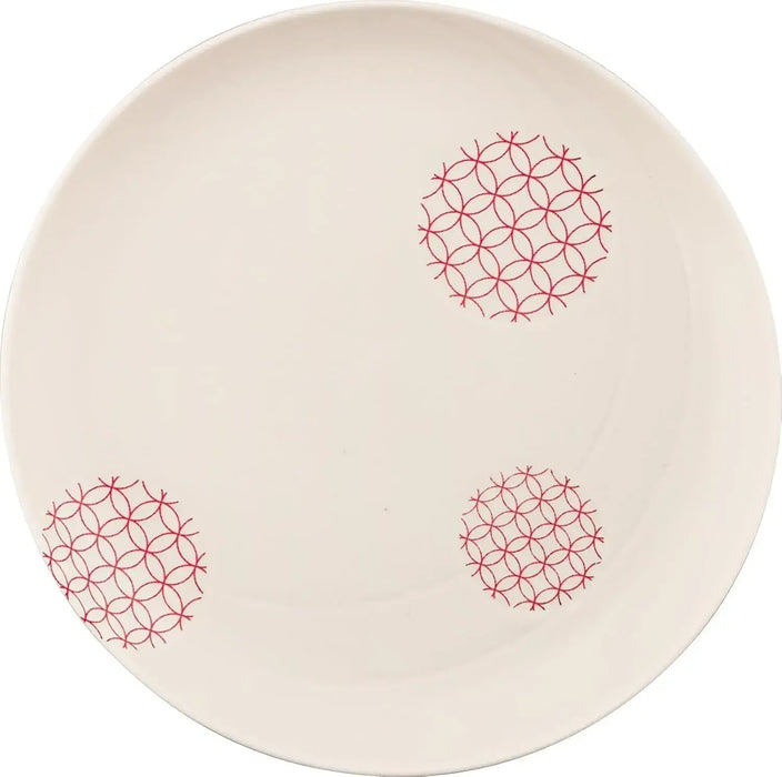Yamaka Chiiwaa Character Ceramic Plate - White 2-Pack - 4979855118528