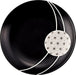 Yamaka Chiiwaa Character Ceramic Plate - Black - 4979855118498