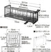 Yamazaki Home Film Hook Two Way Wire Drainer Basket