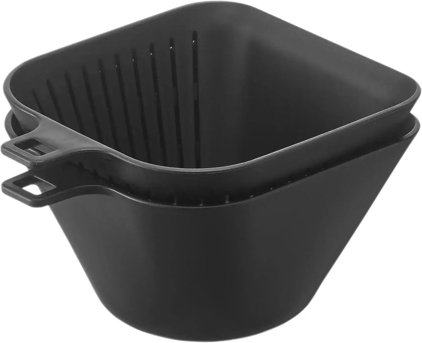 Yamazaki Tower Chili Bowl Colander Set - Black S 400ml - 4903208108461
