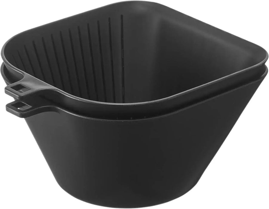 Yamazaki Tower Chili Bowl Colander Set - Black 1000ml - 4903208108508