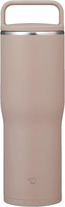 Zojirushi Carrying Tumbler Vacuum Bottle - Sand Beige 600ml - 4974305232724