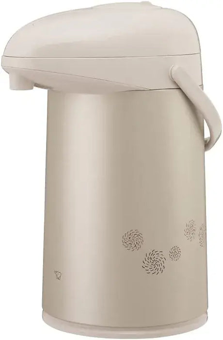 ZOJIRUSHI Glass Airpot Vacuum Insulated Beverage Dispenser - 3L Matte Beige - 4974305223845